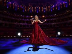 Katherine Jenkins performs behind closed doors at the Royal Albert Hall (Getty)