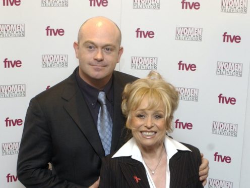 Ross Kemp and Dame Barbara Windsor (Myung Jung Kim/PA)