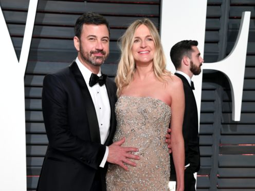 Jimmy Kimmel and Molly McNearney (PA)