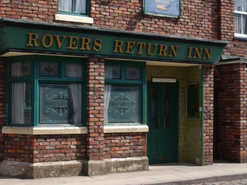 Rovers Return Inn on the set of the soap Coronation Street (ITV/PA)