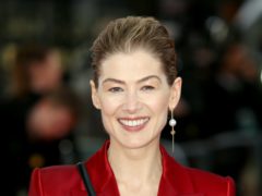 Rosamund Pike at the premiere of Radioactive (Lauren Hurley/PA)