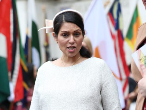 Home Secretary Priti Patel (Yui Mok/PA)