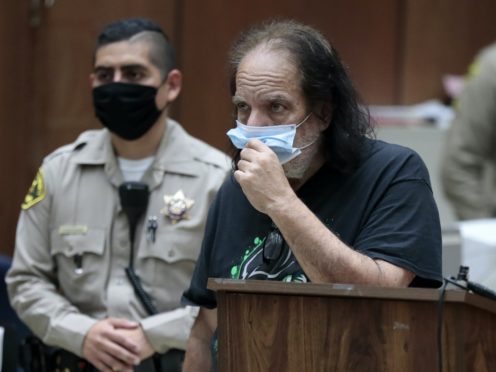 Adult film star Ron Jeremy has been charged with sexually assaulting four women, prosecutors in Los Angeles said (Robert Gauthier/Los Angeles Times via AP, Pool)