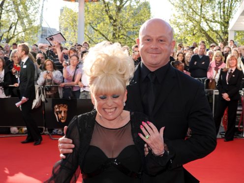 Dame Barbara Windsor and Ross Kemp (Ian West/PA)