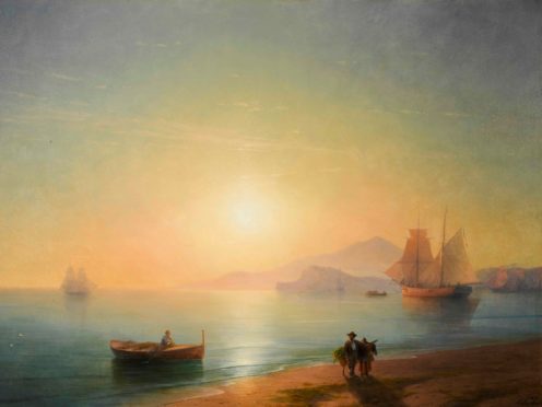Ivan Aivazovsky’s The Bay Of Naples (Sotheby’s/PA)