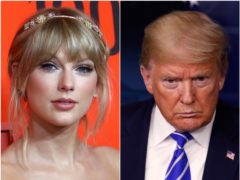 Taylor Swift has again set herself in opposition to Donald Trump (Greg Allen/Alex Brandon/PA)