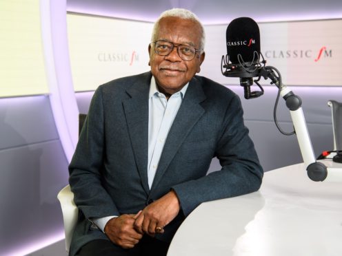 Sir Trevor McDonald in the Classic FM studios (Classic FM/Global/PA)