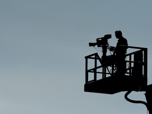 A television camera operator (Andrew Matthews/PA)