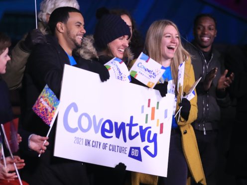 Celebrations as Coventry is named City of Culture 2021 (Danny Lawson/PA)