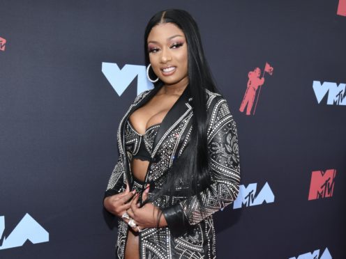 Rapper Megan Thee Stallion broke down in tears as she opened up on allegedly being shot in the feet (Charles Sykes/Invision/AP, File)