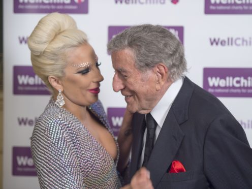 Lady Gaga was among the stars wishing crooner Tony Bennett a happy 94th birthday (Alan Davidson/Daily Mail/PA)