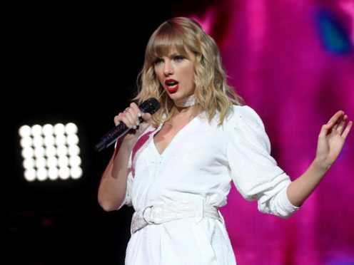 Taylor Swift’s Folklore retained its top spot (Isabel Infantes/PA)