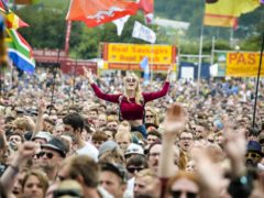 Crowds at Glastonbury Festival (Ben Birchall/PA)