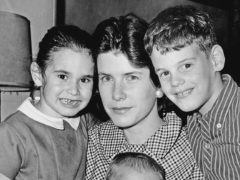Shirley Ann Grau with her children in 1965, when she won the Pulitzer Prize (AP)