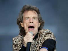 Sir Mick Jagger on stage (Jane Barlow/PA)