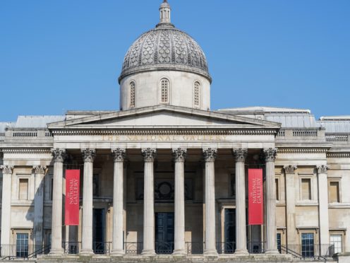 The National Gallery in Trafalgar Square (Aaron Chown/PA)