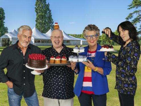 Paul Hollywood, Matt Lucas, Prue Leith and Noel Fielding (C4/Love Productions/Mark Bourdillon)