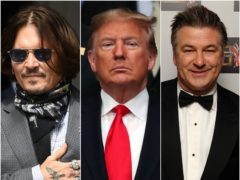 Johnny Depp and Alec Baldwin are among the stars to have played Donald Trump (Kirsty O’Connor/Steve Parsons/Ian West/PA)