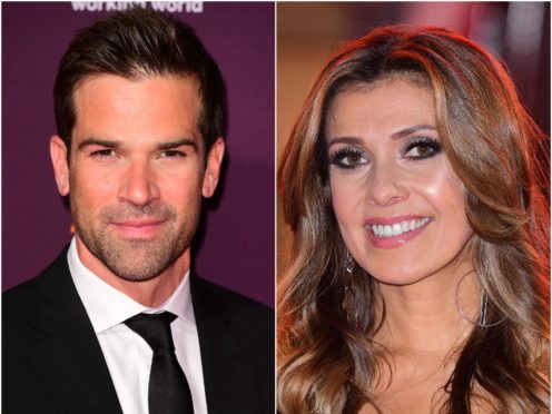 Gethin Jones and Kym Marsh (Ian West/PA)