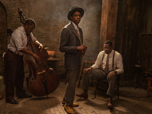 Chadwick Boseman stars as an ambitious trumpeter in the trailer for his final film Ma Rainey’s Black Bottom (David Lee/Netflix/PA)