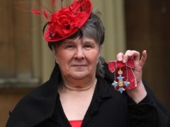 Author Susan Hill with her CBE (Sean Dempsey/PA)