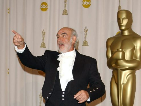 Sean Connery won the best supporting actor Academy Award (Ian West/PA)