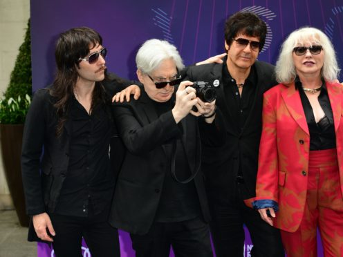 Matt Katz-Bohen, Chris Stein, Clem Burke and Debbie Harry of Blondie (Ian West/PA)