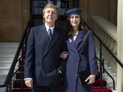 Sir Paul McCartney and his wife Nancy Shevell (Steve Parsons/PA)