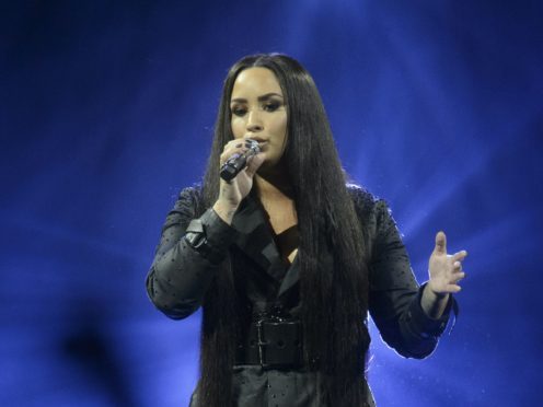 Demi Lovato has teamed up with Billie Eilish’s brother for a scathing anti-Donald Trump song (John Linton/PA)