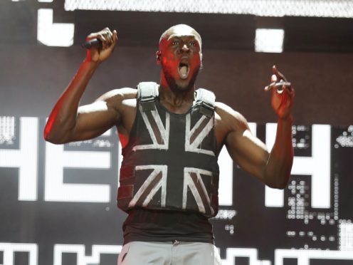 Stormzy’s stab-proof vest was designed by Banksy (Yui Mok/PA)