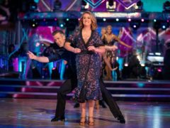 Jacqui Smith and Anton Du Beke during the launch show for Strictly Come Dancing (BBC/PA)