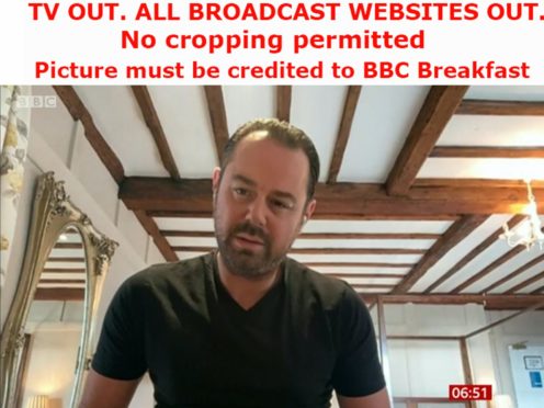 Actor Danny Dyer on BBC Breakfast (BBC/PA)