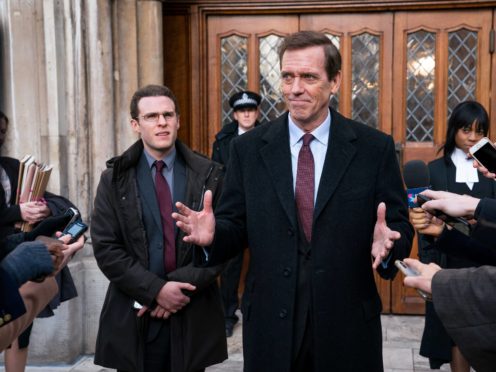 Hugh Laurie as Peter Laurence (The Forge/Steffan Hill/BBC/PA)