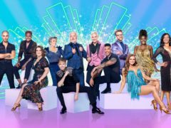 The celebrities will be paired with the professional dancers on Saturday night’s show (Ray Burmiston/BBC/PA)