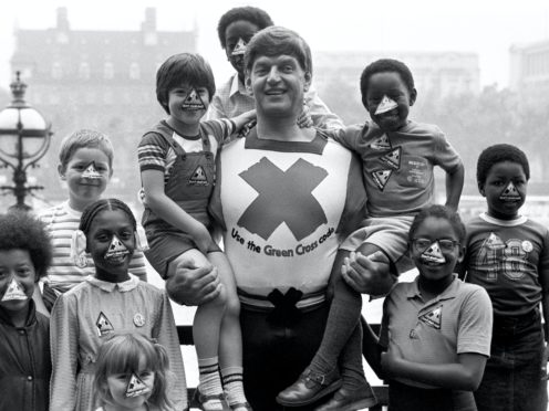 Actor Dave Prowse in his role as the Green Cross Code Man (PA)