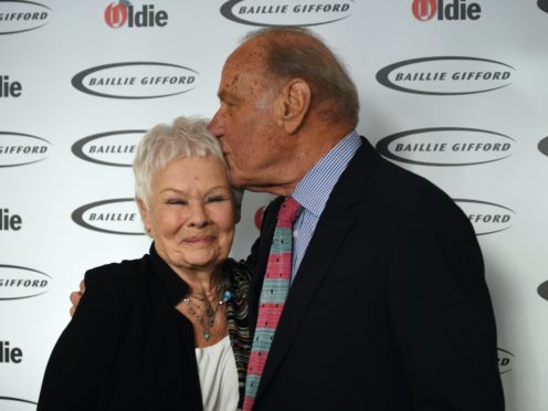 Dame Judi Dench and Geoffrey Palmer (Kirsty O’Connor/PA)