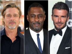 Brad Pitt, Idris Elba and David Beckham have all been honoured with the title of sexiest man alive by People magazine (Matt Crossick/Isabel Infantes/Jonathan Brady/PA)