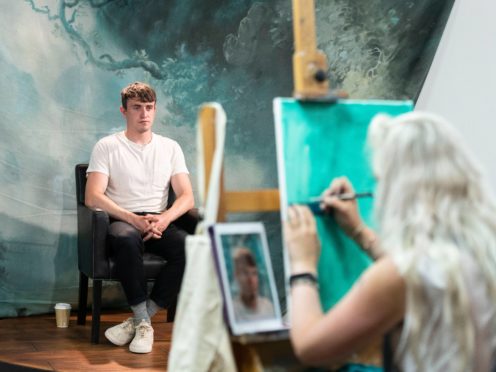 Paul Mescal sits for the Portrait Artist Of The Year competition (Sky Arts/PA)