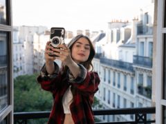 Lily Collins in Emily In Paris (Stephanie Branchu/Netflix)