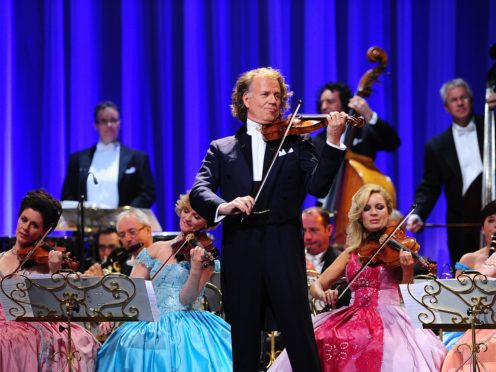 Andre Rieu at the 2012 Classic Brit Awards at the Royal Albert Hall (Ian West/PA)