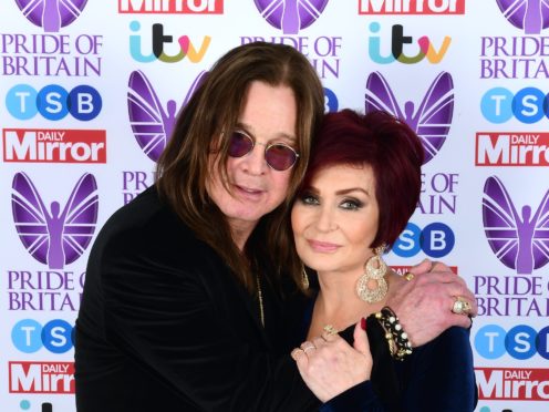 Sharon Osbourne is back home with rockstar husband Ozzy after testing negative for Covid-19 (Ian West/PA)