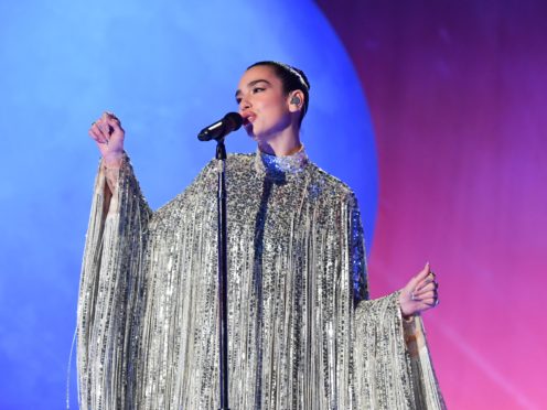 Dua Lipa will perform in the New Year’s Eve celebration (Matt Crossick/PA)