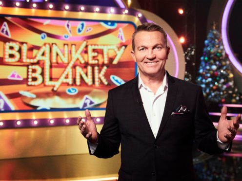 Bradley Walsh said it will be a ‘thrill’ to host the BBC’s one-off Christmas special of Blankety Blank (Thames/ Matt Frost/PA)