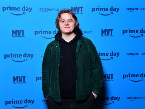 Lewis Capaldi had the top-performing album (Mark Runnacle/PA)