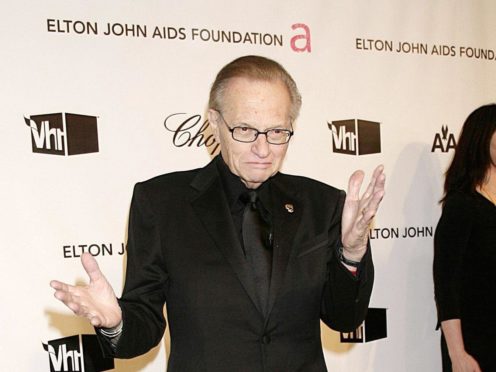 Larry King’s sons have paid tribute to him (Yui Mok/PA)