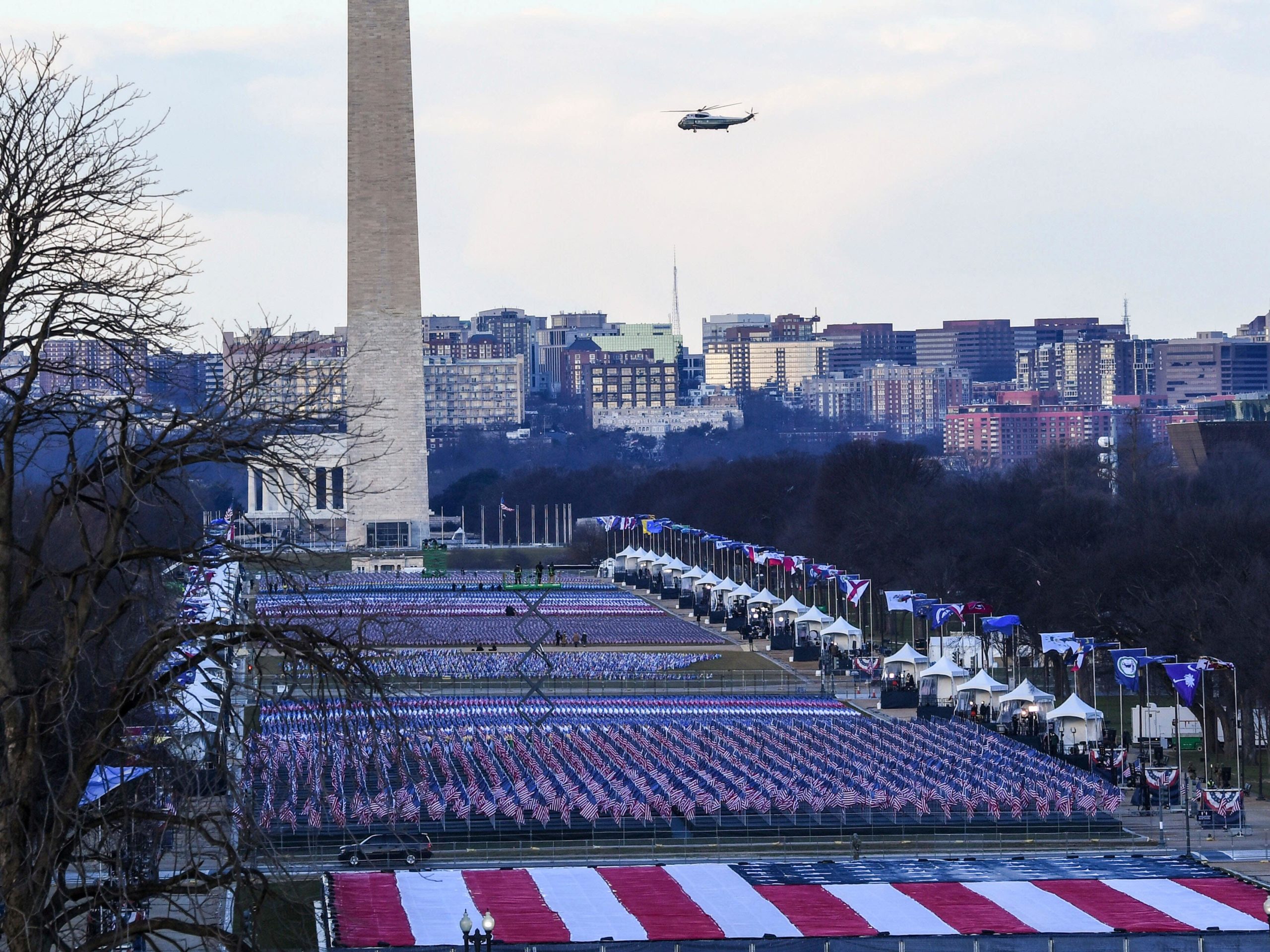 In Pictures: Stage set for Biden inauguration as Trump departs - Vimarsana News