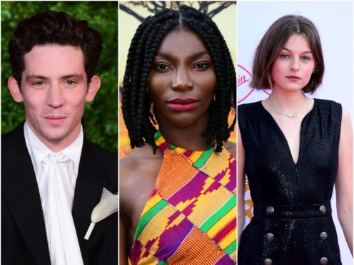 Michaela Coel and The Crown’s Josh O’Connor and Emma Corrin have been nominated for SAG Awards (PA)