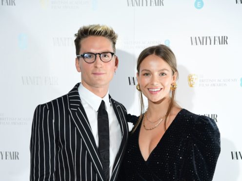 Oliver Proudlock and Emma Louise Connolly tied the knot in December (Ian West/PA)