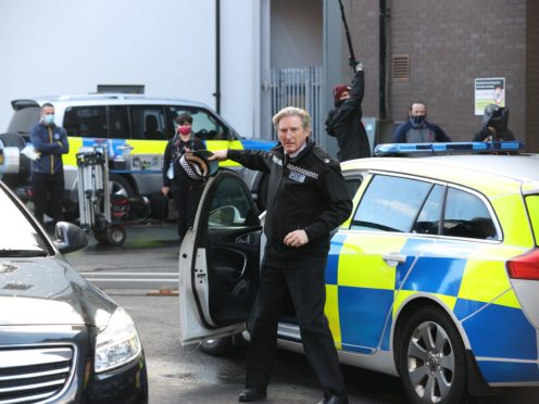Adrian Dunbar on the set of the sixth series of Line Of Duty (Liam McBurney/PA)