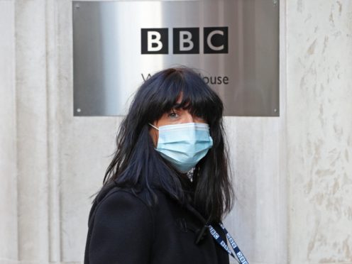 Claudia Winkleman arrives at BBC Wogan House (Jonathan Brady/PA)